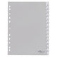 Tabs langlebig 6442 Polypropylen A4 230 x 297 mm grau 15 Tabs