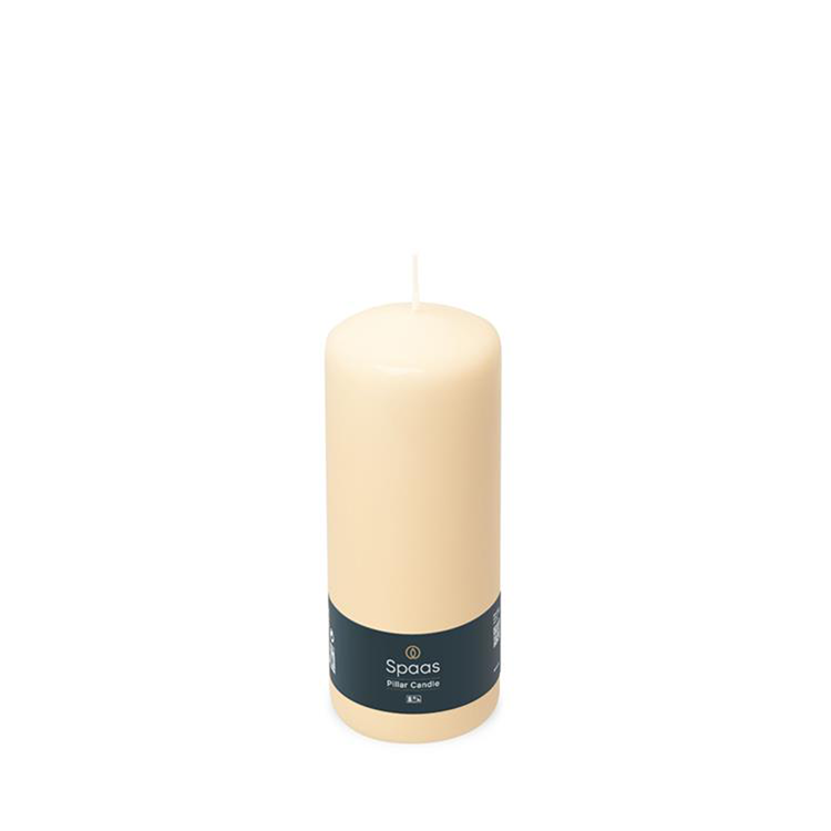 Spaas 1074088 – Zylinderkerze 60 150 – Elfenbein | 12 Stück