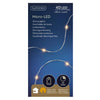 Lumineo Micro-LED-Kabel silber195cm 40l