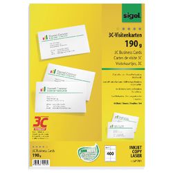 Abi Visitekaartjes LP791 Sigel 85x55mm 190g m2 Ultrawhite