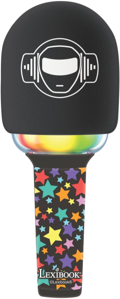 Lexibook Bluetooth-Karaoke-Mikrofon mit Ton- und Lichteffekten