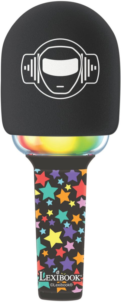 Lexibook Bluetooth-Karaoke-Mikrofon mit Ton- und Lichteffekten