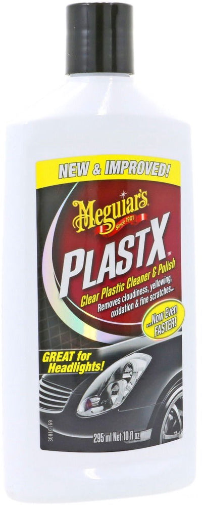 Meguiars Plastx-Reiniger-Politur – entfernt Kratzer und Schmutz – für durchsichtiges Kunststoff – 296 ml