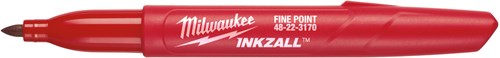 Milwaukee-Zubehör Feinpunktmarkierung – rot – 1 Stück – 48223170