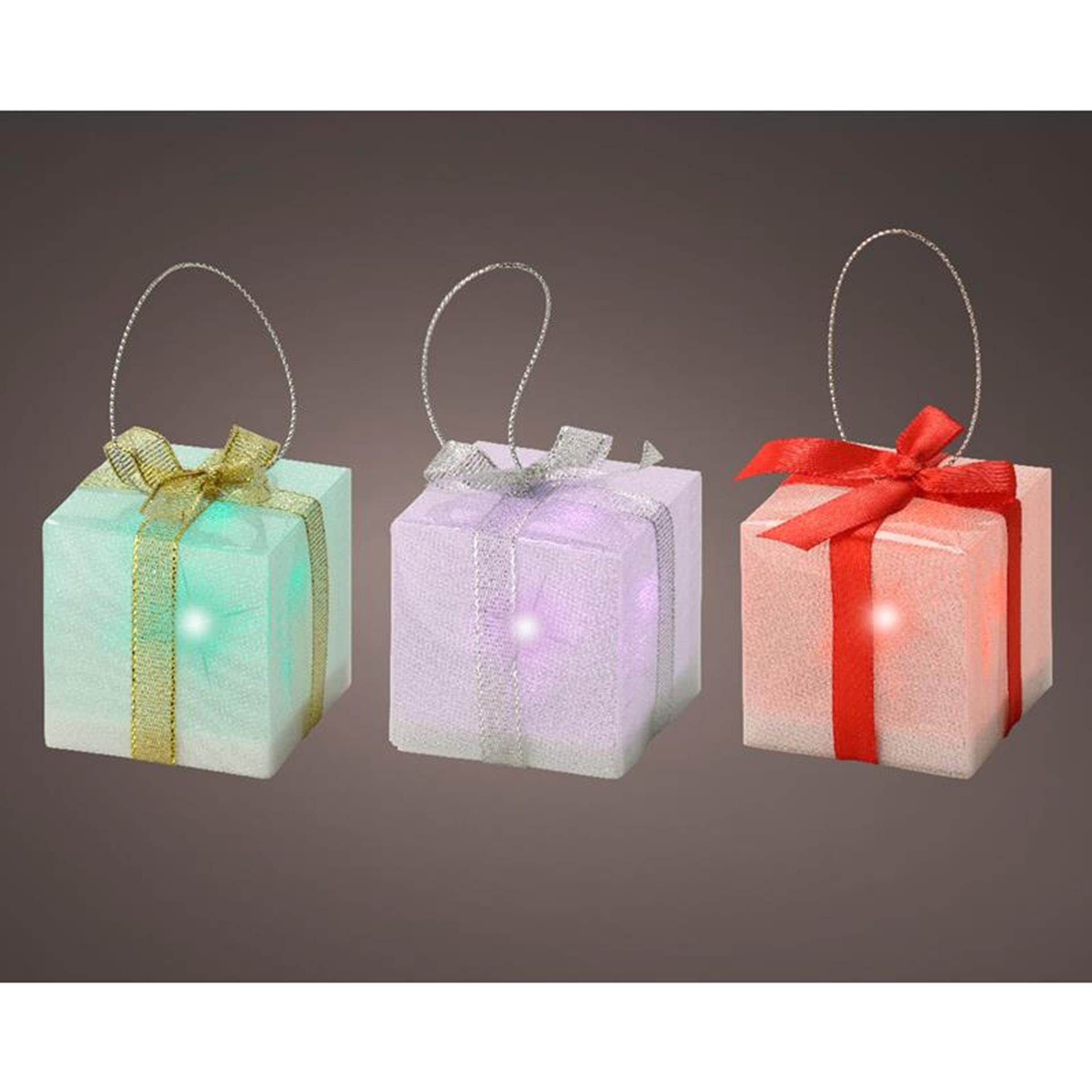 Lumineo Weihnachtsanhänger als Geschenk mit LED-Beleuchtung