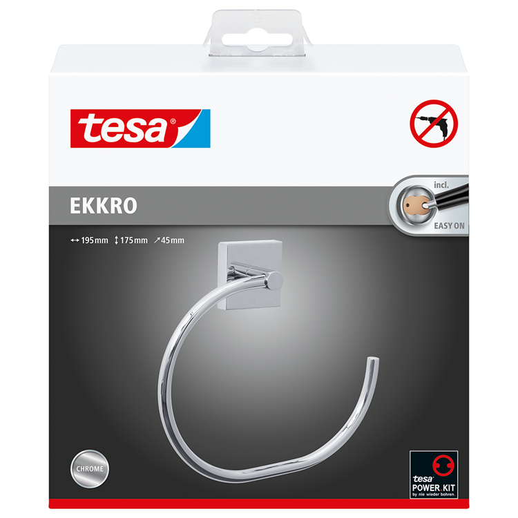 Tesa 1061423 – Ekkro Handtuchring | 1 Stk