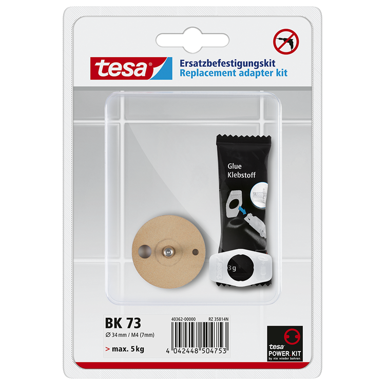 Tesa 1073539 – Ersatz-Adapter-Set bk73 | 1 Stk
