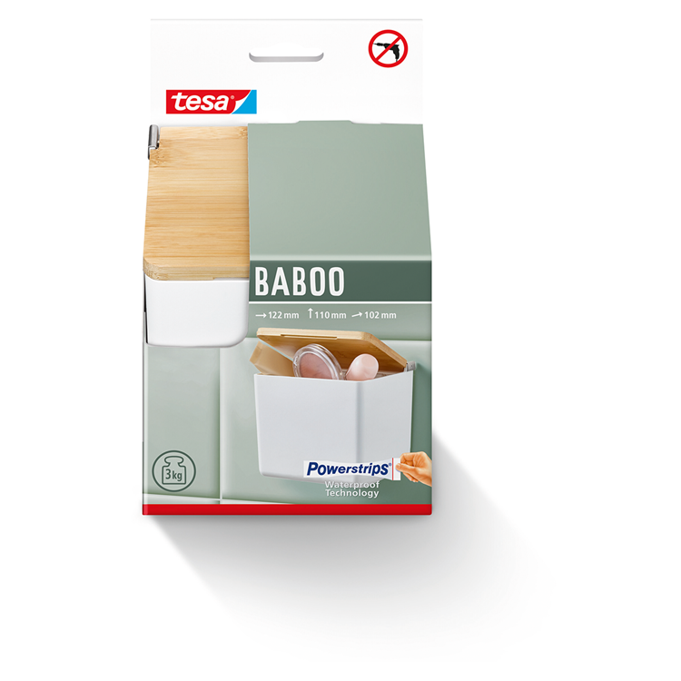 Tesa 1072297 – Aufbewahrungsbox Baboo S | 2 Stk