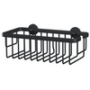 Tesa 1072288 – aluxx black Duschregal einzeln schwarz | 2 Stk