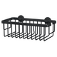 Tesa 1072288 – aluxx black Duschregal einzeln schwarz | 2 Stk