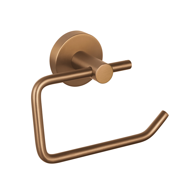 Tesa 1072311 - Toilettenpapierhalter Moon Bronze ohne Deckel | 2 Stk