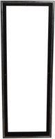 Creativ Company Leinwand mit Rahmen, Größe 30x90 cm, 360 gr, Antiksilber, weiß, 1 Stück