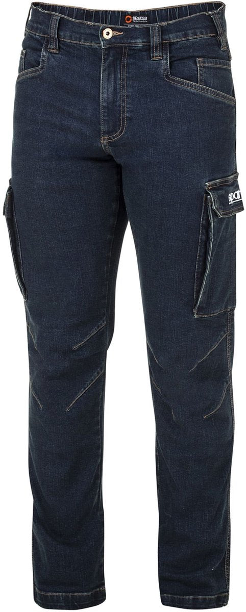 Sparco Tech Denim Jeans Dallas Arbeitshose – Blau