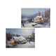 Lumineo Weihnachtsleinwand LED 38x28cm
