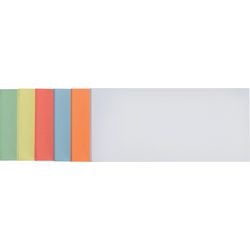 Präsentationskarten rechteckig 9,5x20,5cm sortiert