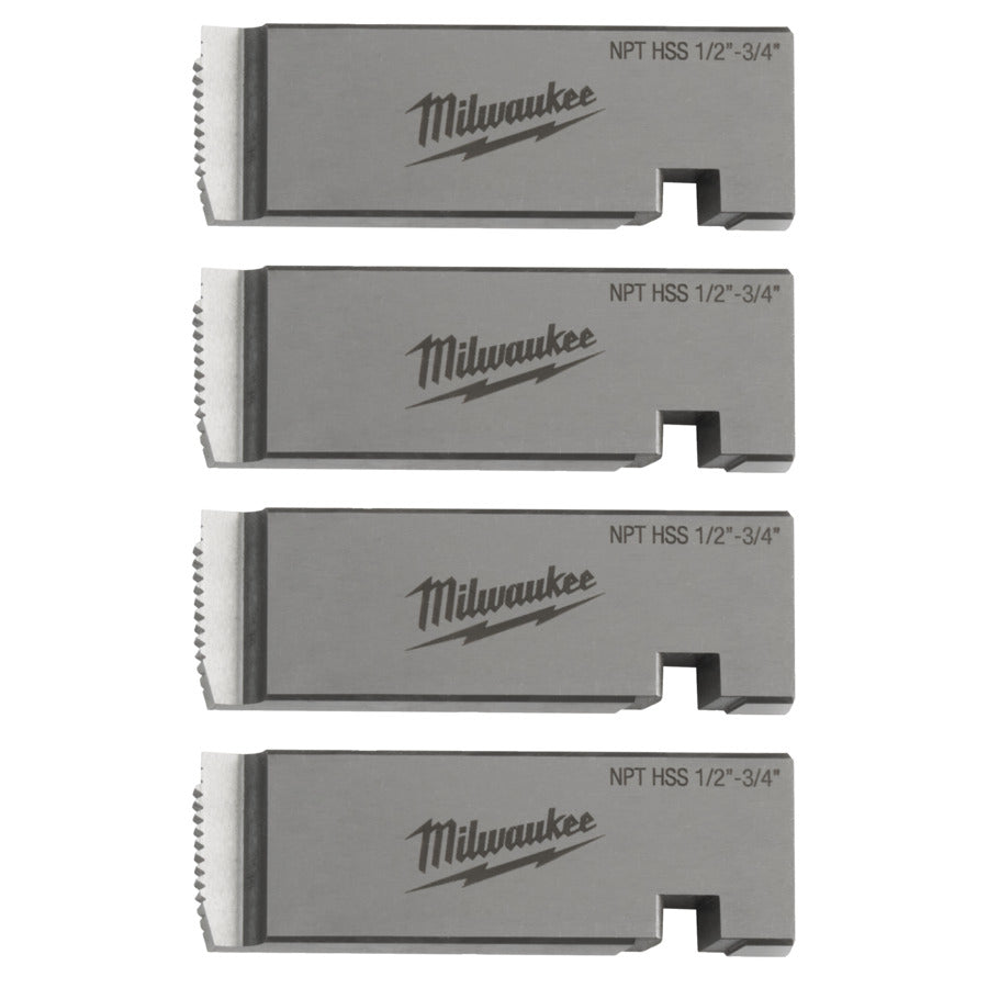 Milwaukee Rohrgewindeschneider Schneideisen PTR2D 1 2 -3 4 NPT HSS – 48361205