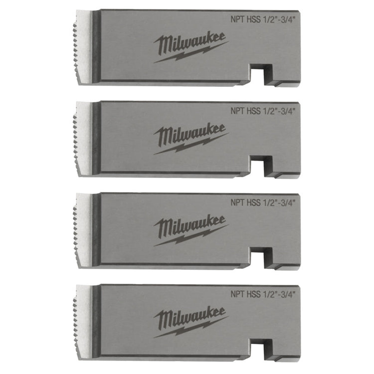 Milwaukee Rohrgewindeschneider Schneideisen PTR2D 1 2 -3 4 NPT HSS – 48361205