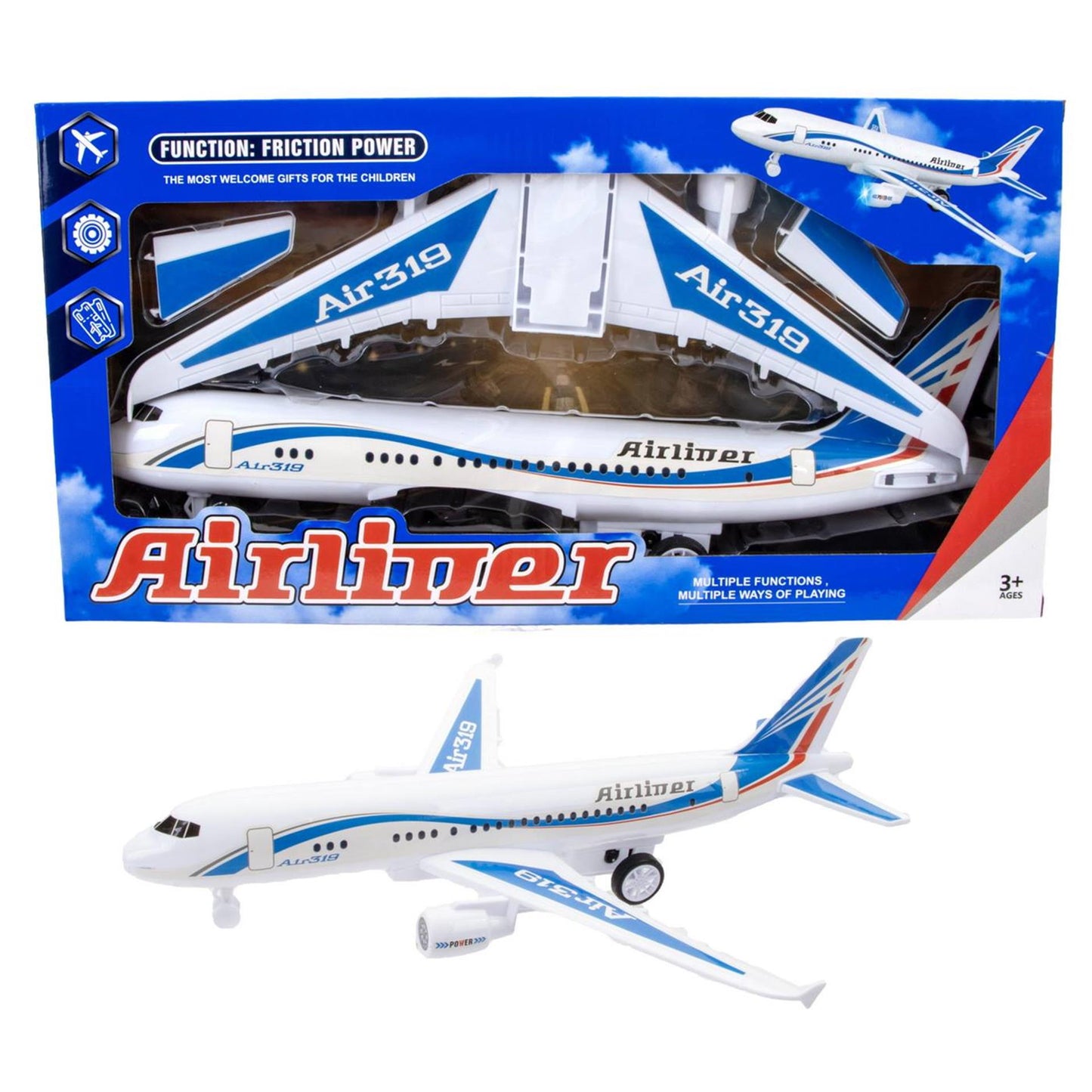 Flugzeugreibung 38cm im Karton