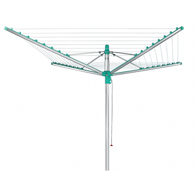 Leifheit Leifheit 85286 Linomatic 500 Easy Droogmolen 50 m Drooggente grün Silber