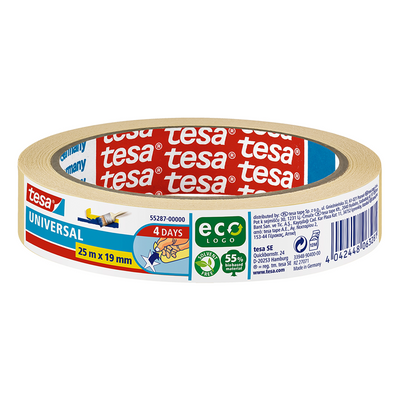 Tesa 1025268 – Maskierung b.univers.25mx19mm | 16 Stück