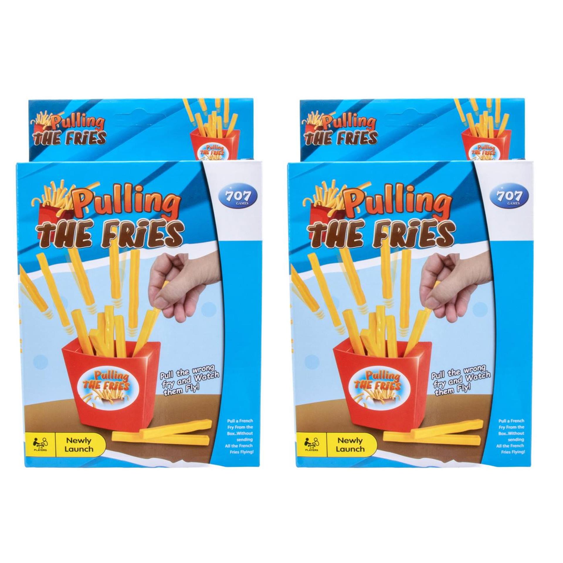 Spiel, das die Pommes in die Schachtel zieht