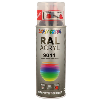 Motip 1059951 - RAL 9011 Graphitschwarz 400 ml | 2 Stk