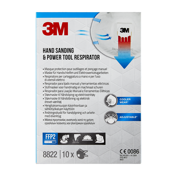 3m 1062065 - Feinstaubmaske ffp2 ffp2, mit Ventil, 10 PS | 1 Stk