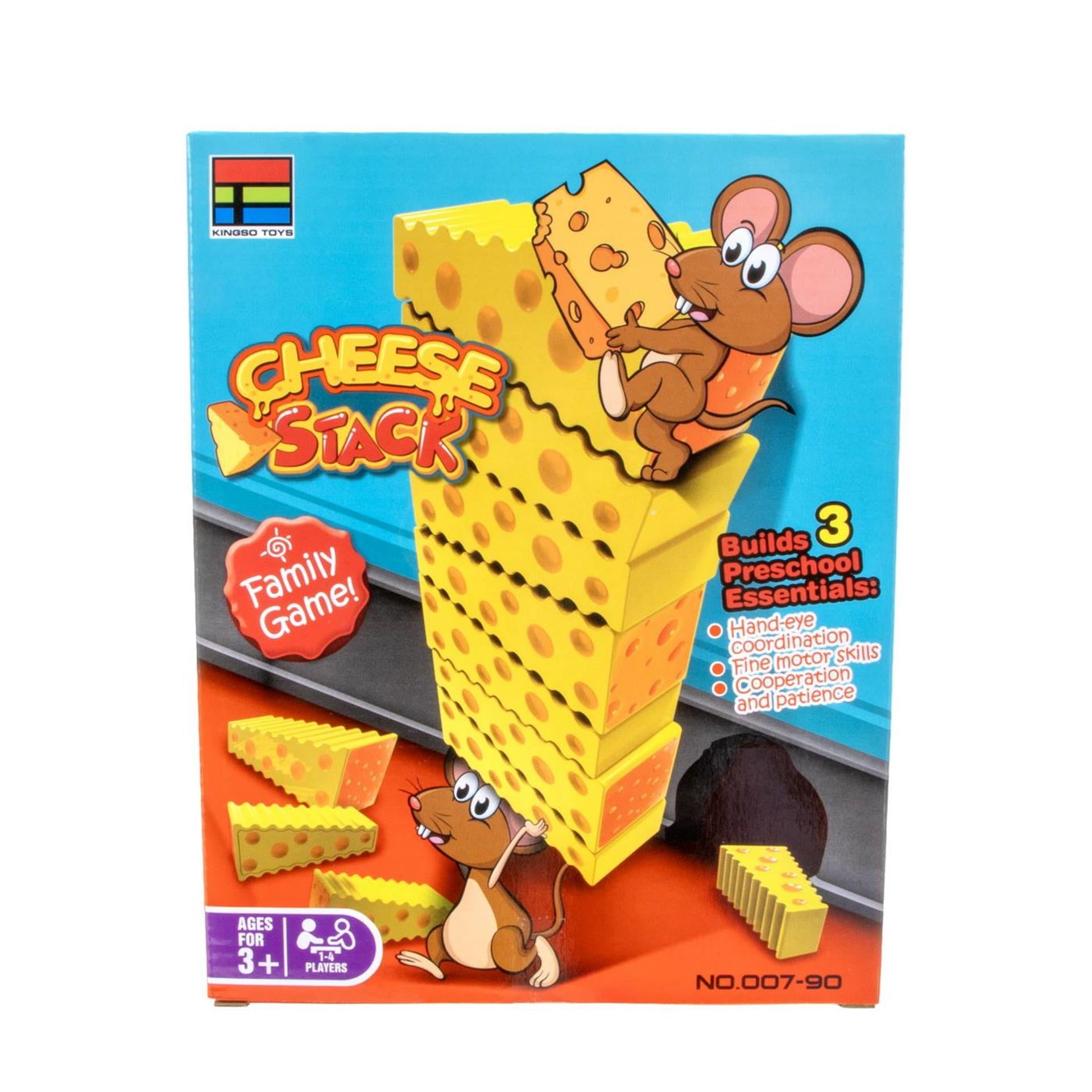 Käsestapel-Stapelspiel in Box