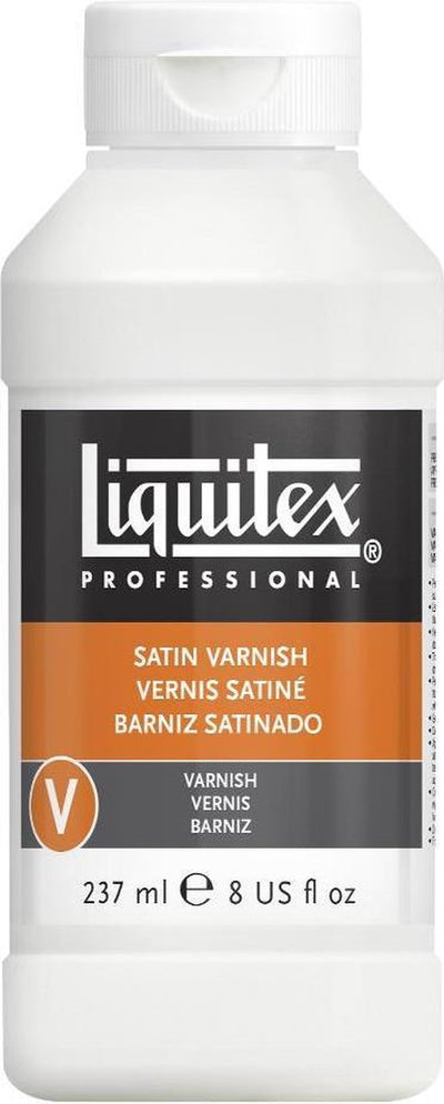 Liquitex 8208 Profi-Seidenglanzlack 237 ml – Acryllack, seidenmatt, transparent, UV-beständig, langlebig – seidenmatter Lack
