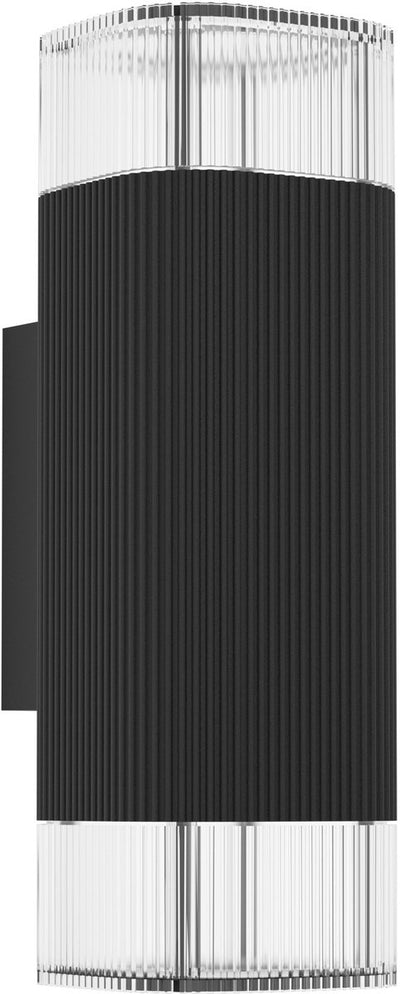 Eglo castelnuovo Außenwandleuchte - gu10 - 24 cm - schwarz klar