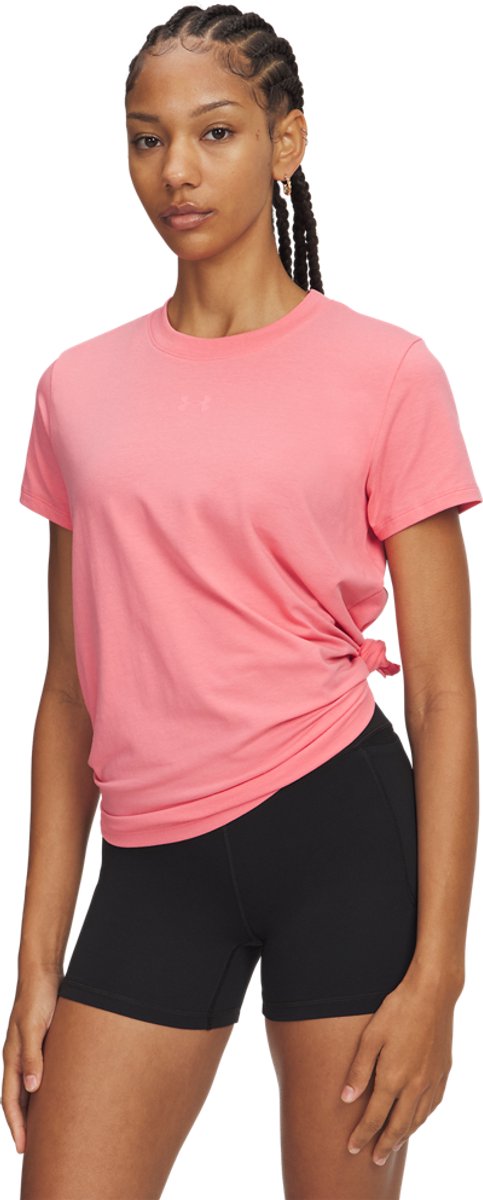 Under Armour UA Rival Core SS-PNK Damen-Sportshirt – Bittersweet Pink – Bittersweet Pink