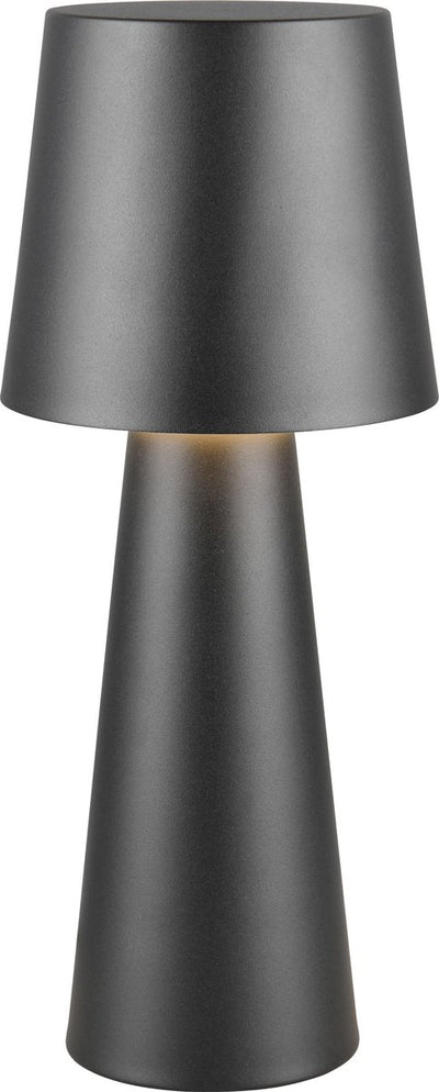 Trio Nubian - Tischleuchte - Schwarz matt - exkl. 1x E27 7 W - Schnurschalter