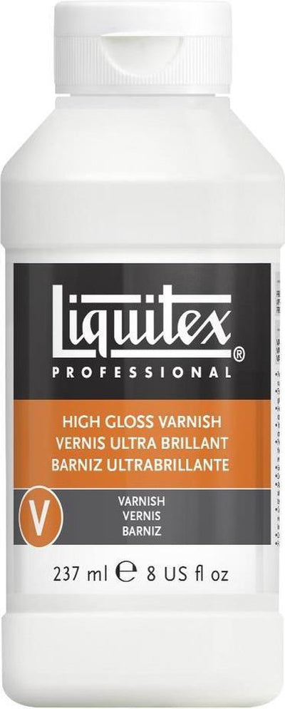 Liquitex proffessional 126608 Hochglanzlack 237 ml – Acryllack Hochglanz | UV-Schutz | vergilbt nicht | für Acrylfarbe - Hochglanzlack