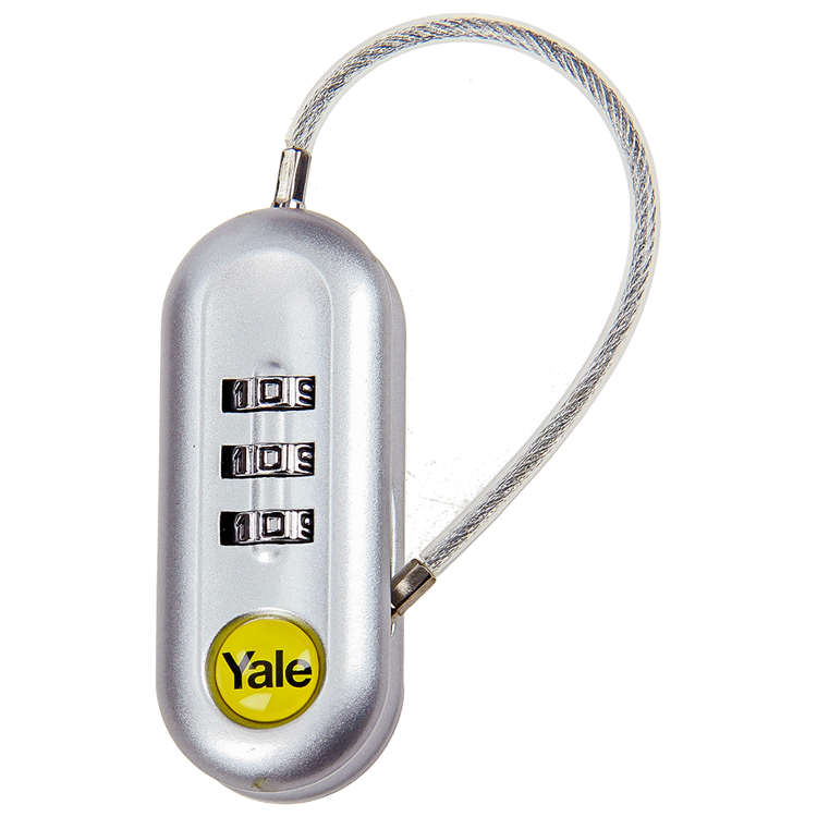 Yale 1060498 – Code-Vorhängeschloss Flex mit ID-Tag | 3 Stück