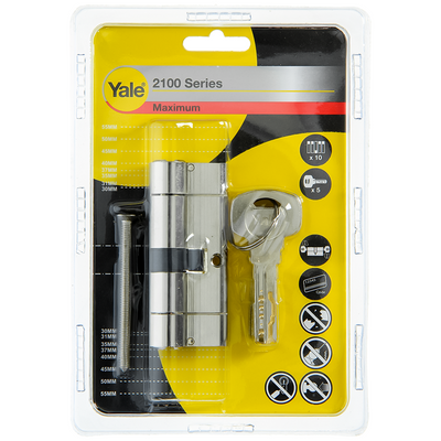 Yale 1060529 – Profilzylinder 2100 mm 75 mm (35 40) | 2 Stk