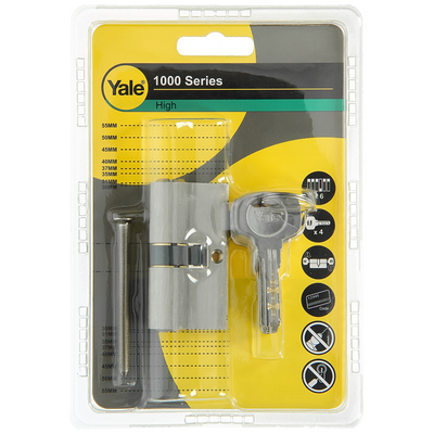Yale 1060533 – Profilzylinder 1000 MV 60 mm (30 30) | 2 Stk