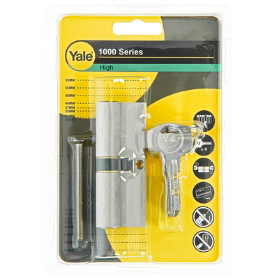 Yale 1060542 - Profilzylinder 1000 mm 80 mm (40 40) | 2 Stk