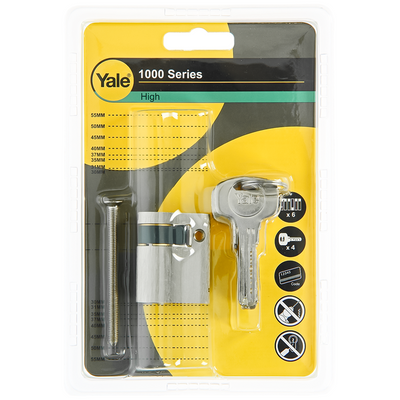 Yale 1060532 – Halbprofilzylinder. 1000 mv40mm(30 10) | 2 Stk