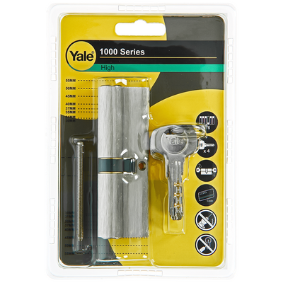 Yale 1060544 - Profilzylinder 1000 MV 95 mm (45 50) | 2 Stk