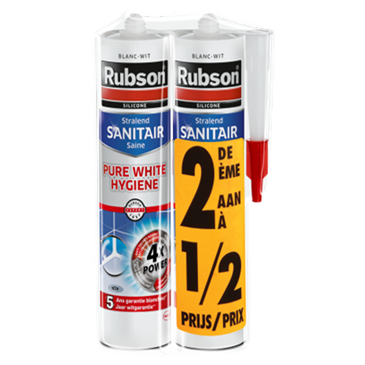 Rubson 1065100 – Duopack Pure White Hygiene 2. 1 2 Preis | 6 Stück