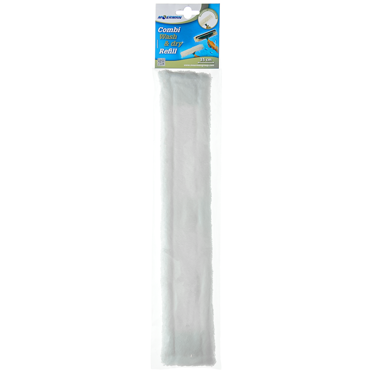 Moerman 1002384 – Ersatzmopp zum Waschen und Trocknen, 35 cm | 6 Stück