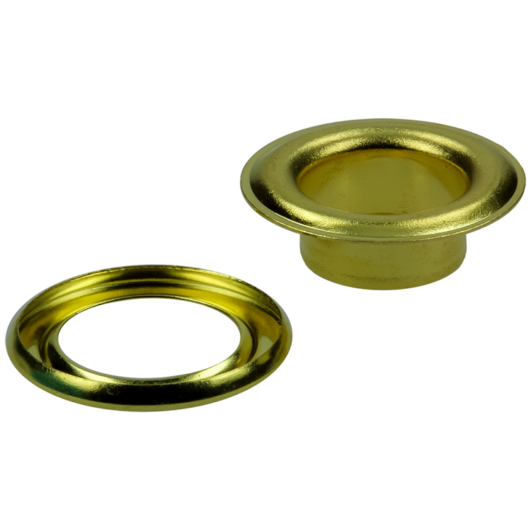 Mack 1017875 - Segelringe Messing 8 Stück 12mm | 10 Stück