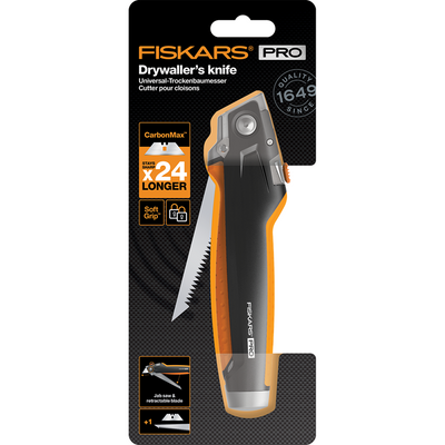 Fiskars Carbonmax Gipskartonmesser | 185mm | 1027226 - 1027226