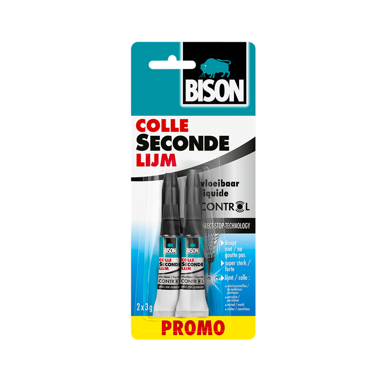 Bison Superkleber Flüssigkontrolle 3 gr