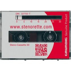 Mini-Kassette Grundig Steno Grau