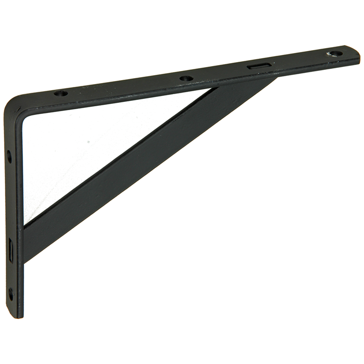 1059322 - Regalträger verstärkt schwarz 125x200 | 10 Stück