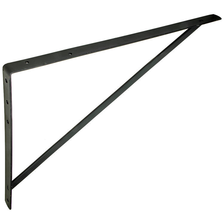 1060003 - Regalträger verstärkt schwarz 400x600 | 6 Stück