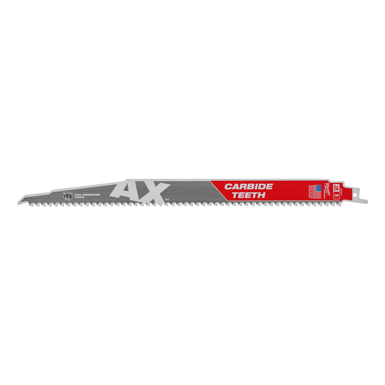 Ty Milwaukee Heavy Du Ax™ Abbruchklingen mit Hartmetallzähnen | TCT-Axt 300 mm x 5 TPI | 1 Stück - 48475227