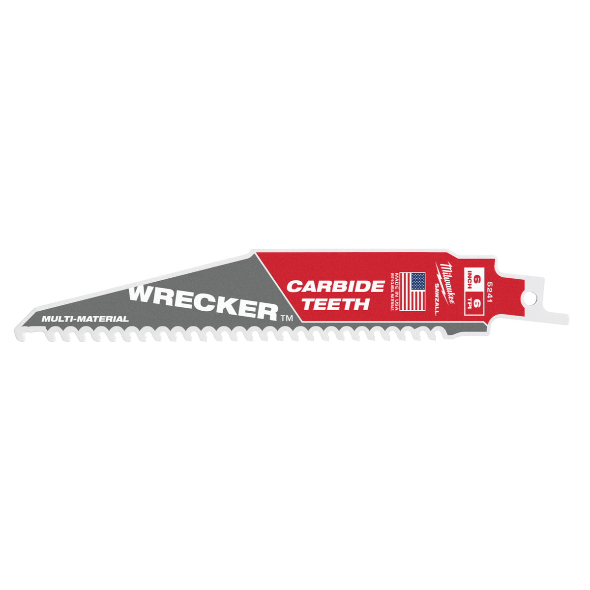 Milwaukee Multi-Material: Hochleistungs-Wrecker™ Hartmetall-Abbruchklingen mit Wellenschliff | tct wrecker 150mm x 6 tpi | 1 Stück - 48475241
