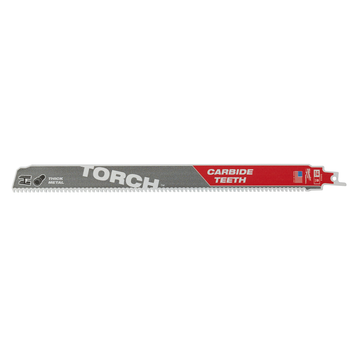 Ty Milwaukee Heavy Du Torch™ Hartmetallzähne | TCT-Brenner 300 mm x 8 TPI | 5 Stück - 48475503